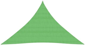 vidaXL Zonnezeil 160 g/m² 3x3x4,2 m HDPE lichtgroen