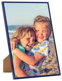 vidaXL Fotolijsten 3 st voor wand of tafel 42x59,4 cm MDF blauw