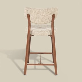Barkruk Met Houten Poten Bruin