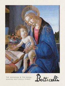 Kunstreproductie The Madonna & The Book - Sandro Botticelli, (30 x 40 cm)