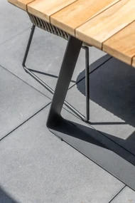 4 Seasons Cottage tuinstoel + Taste Basso tuintafel 240x100 cm.