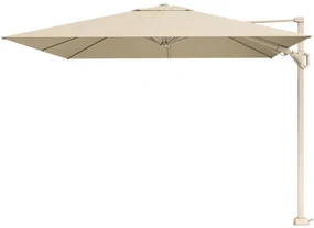 Platinum Challenger Zweefparasol T2 premium - 3x3 m. Champagne - Sandstone
