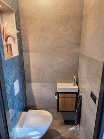 Vloertegel 60x120 Cm Betonlook Licht Grijs DC89