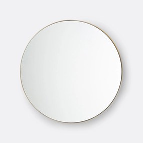 Ronde metalen spiegel, diameter 90 cm, IODUS
