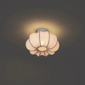 Japandi plafondlamp wit 27cm - Plu Asyesha