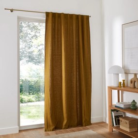 Linnen gordijn afgewerkt met verdekte lussen, Elba