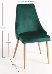Pak 4 Stoik Houten Stoelen