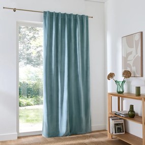 Fluwelen gordijn afgewerkt met verdekte lussen, Velvet