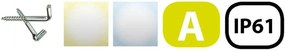 Sanicare Q-mirrors spiegel zonder omlijsting / PP geslepen 90 cm. horizontale strook + Ambi licht onder cold white leds