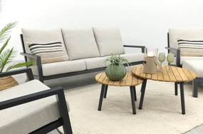 Boston/Mindo stoel - 3-zitsbank loungeset - 5-delig