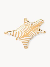 Decoratief porseleinen dienblad Zebra met goud