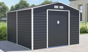 Lahti metalen gereedschapshuis 2,8 x 3,2 m Store Boss antraciet