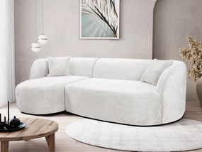 Hoekbank TrendyNest Gubor, Afwezig, Afwezig, 264x141x75cm, 124 kg, Poten: Kunststof