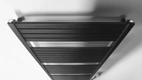 Sapho Tondi elektrische radiator zwart mat 60x169cm 800W