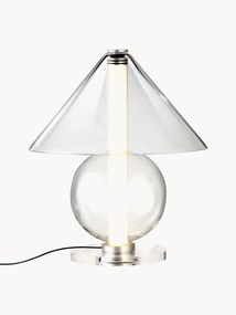 Mondgeblazen LED tafellamp Fragile, dimbaar