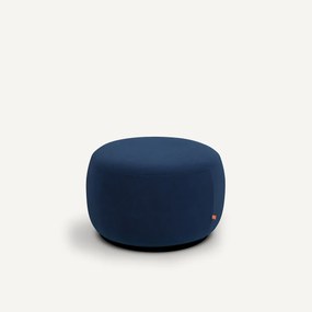 XL poef, in fluweel, Rosebury, ontwerp door Emmanuel Gallina
