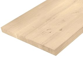 Massief werkblad - Eiken verlijmd - Dikte 4,5 cm - 2440 x 900 mm