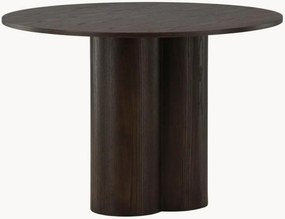 Ronde eettafel Olivia met houtlook, Ø 110 cm