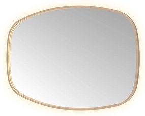 Hotbath &More Contour spiegel deens ovaal 80x120cm geborsteld koper PVD