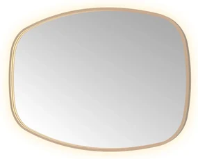 Hotbath &More Contour spiegel deens ovaal 80x120cm geborsteld koper PVD