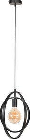 Cirkel Hanglamp Metaal Zwart