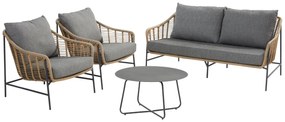 4 Seasons Outdoor Timor loungeset met Dali tafel *** SALE ***  Loungeset    beige weerbestendig