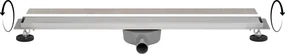 Ben Reversible douchegoot inzetbaar met tegel of meegeleverd rooster 80cm rvs