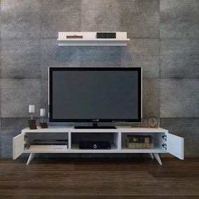 Homemania Tv-meubel Aspen 130x40x35 cm wit