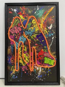Neon Art High Heels