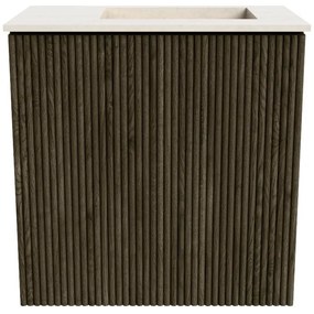 Mondiaz Joya DLux 40cm toiletmeubel shadow met wastafel faye rechts 1 kraangat meli
