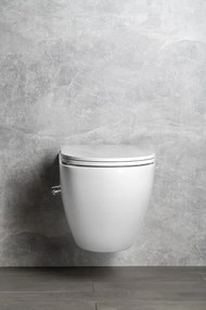 Sapho Infinity hangend toilet met bidetdouche 36x53cm wit