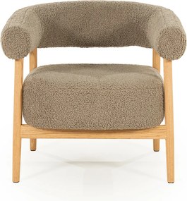 Fauteuil Eiken Frame Taupe
