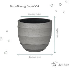 Pot Bordo New Egg Grey