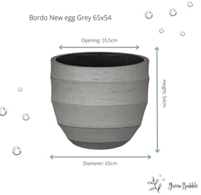 Pot Bordo New Egg Grey
