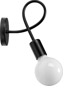 Lamp Wandlamp Metaal Loft PARADISE Zwart 392199