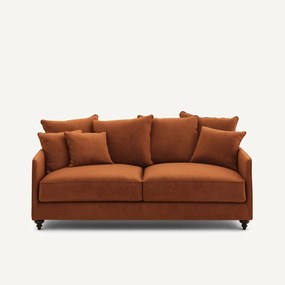 Omvormbare 3-zits fluwelen zetel, Lazare