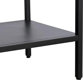 Sidetable Met Glazen Deuren - 132 X 40cm.