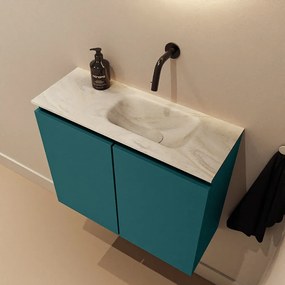 Mondiaz Ture DLux toiletmeubel 60cm smag met wastafel ostra rechts zonder kraangat