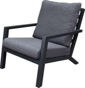 Malaga lounge tuinstoel aluminium antraciet