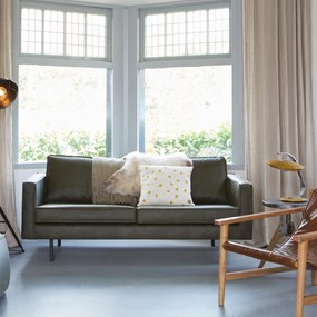 BePureHome Rodeo 2,5-zits Bank Leer Army