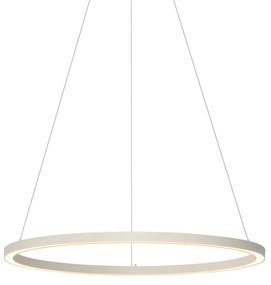 Design hanglamp beige 80cm incl. LED 3-staps dimbaar - Girello