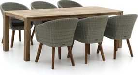 Diningset Intenso | 6 personen | Tuinset teakhout | 7-delig | Kees Smit Tuinmeubelen