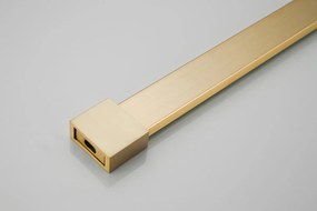 Saniclear Redro stabilisatiestang 100cm incl. muur- en wandbevestiging geborsteld messing - mat goud