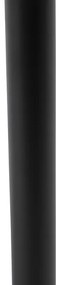 Moderne tafellamp zwart - Simplo Modern rond Binnenverlichting Lamp
