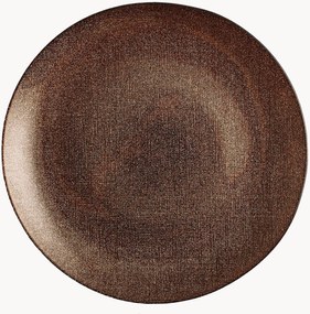 Glazen dinerborden Regent met glittereffect, 6-delig