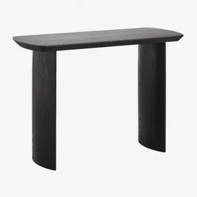 Console 110x40 Cm In Mdf Tuareg Gewoon Zwart - Sklum