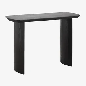 Console 110x40 Cm In Mdf Tuareg Gewoon Zwart - Sklum