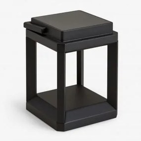 Draadloze Led-zonne-tafellamp Voor Buiten Nualla Zwart & ↑25 Cm - Sklum