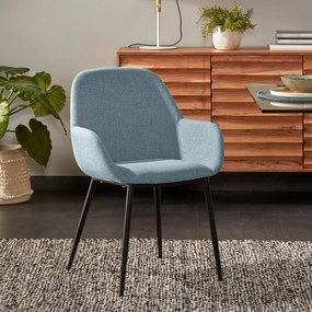 Kave Home Konna Armstoel Blauw