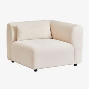 Hoekmodule Voor Modulaire Bank Fogler Corduroy Linnen Beige - Sklum